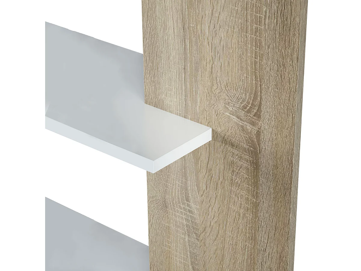 Libreria scaffale multiuso ROVERE con ripiani 90 X 25 X 180 cm salone studio camera - 0F2252A