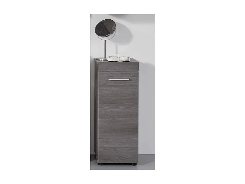 Trendeteam Armario de baño Runner color plata ahumado