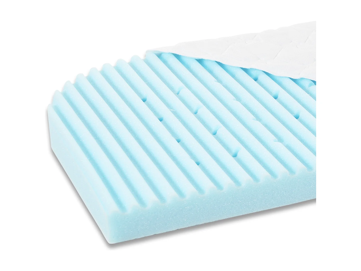 ORIGINAL - Matelas Medicott Wave en coton-polyester. L - H - P : 81 - 5 - 41,5 cm