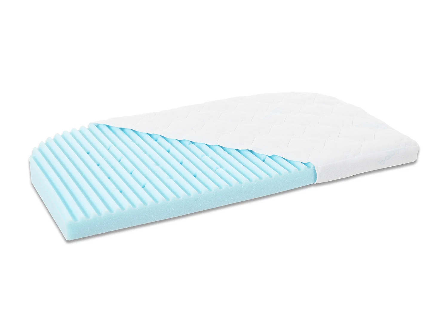 ORIGINAL - Matelas Medicott Wave en coton-polyester. L - H - P : 81 - 5 - 41,5 cm