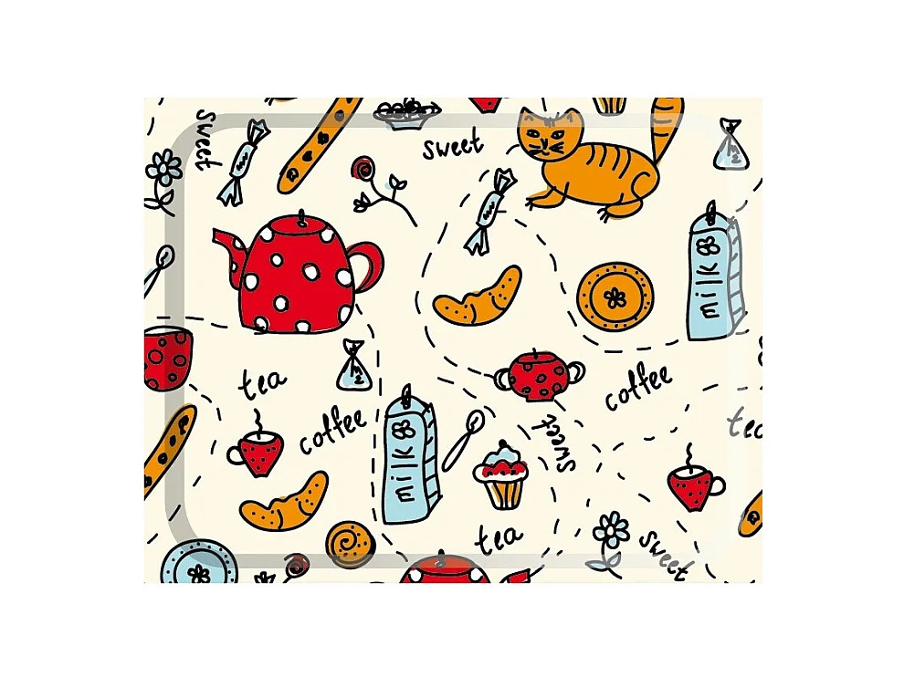 Desserte pliante BAUHAUS avec roulettes – Structure blanche, 2 niveaux, 4 positions