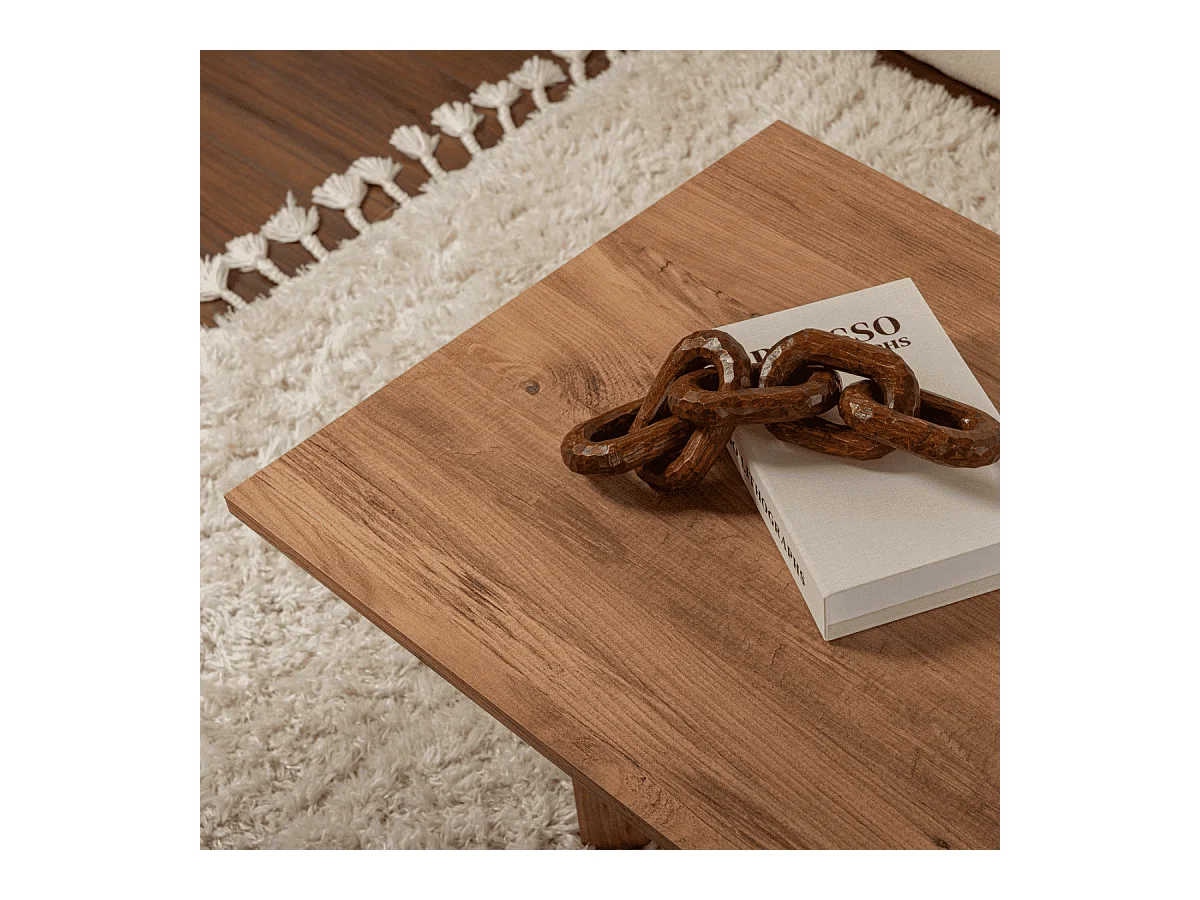 Table basse avec plateau rectangulaire L120 cm - SABIN