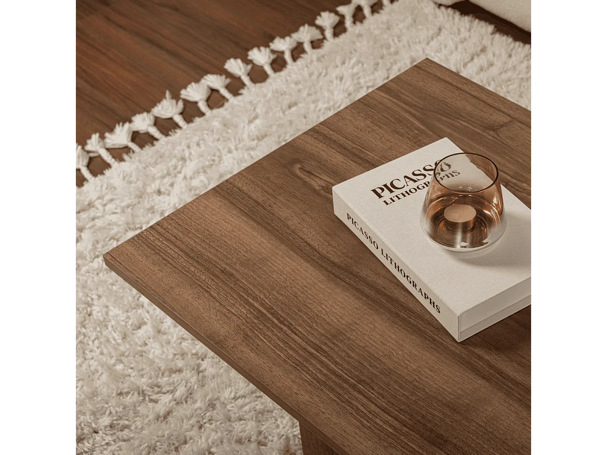 Salontafel met rechthoekig blad L119 cm - SABIN