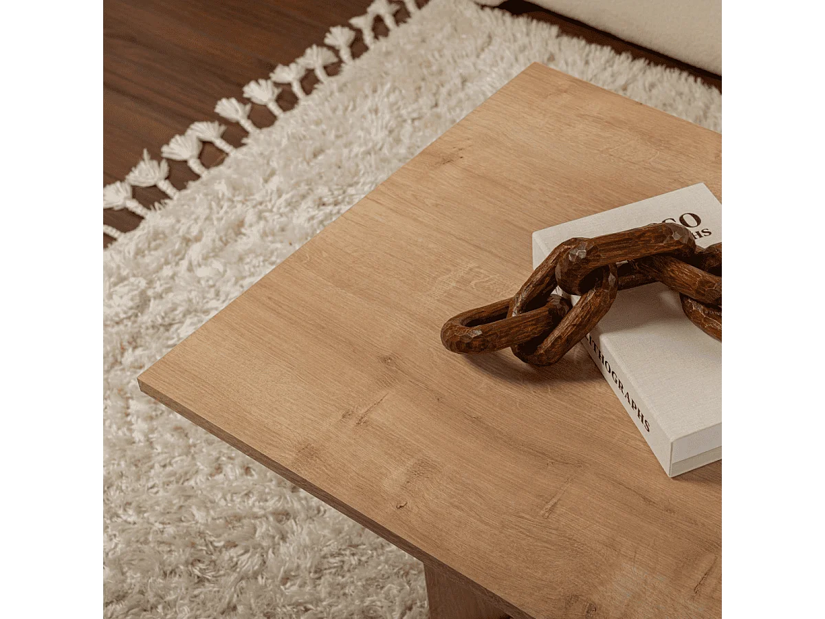 Salontafel met rechthoekig blad L119 cm - SABIN