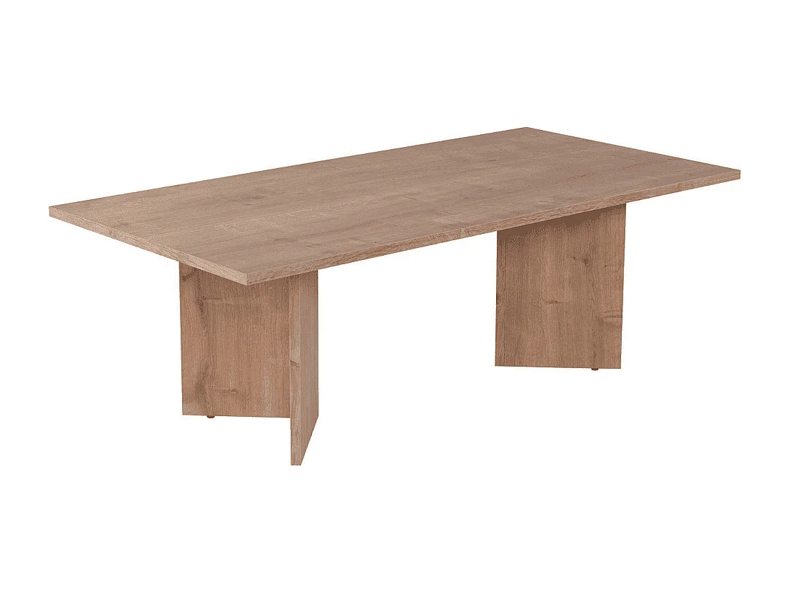 Table basse avec plateau rectangulaire L120 cm - SABIN