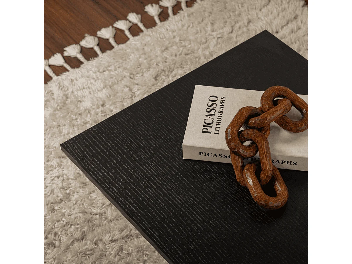 Table basse avec plateau rectangulaire L120 cm - SABIN