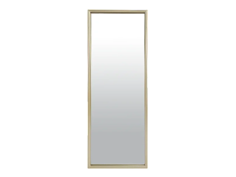 Miroir long métal doré 40x110cm