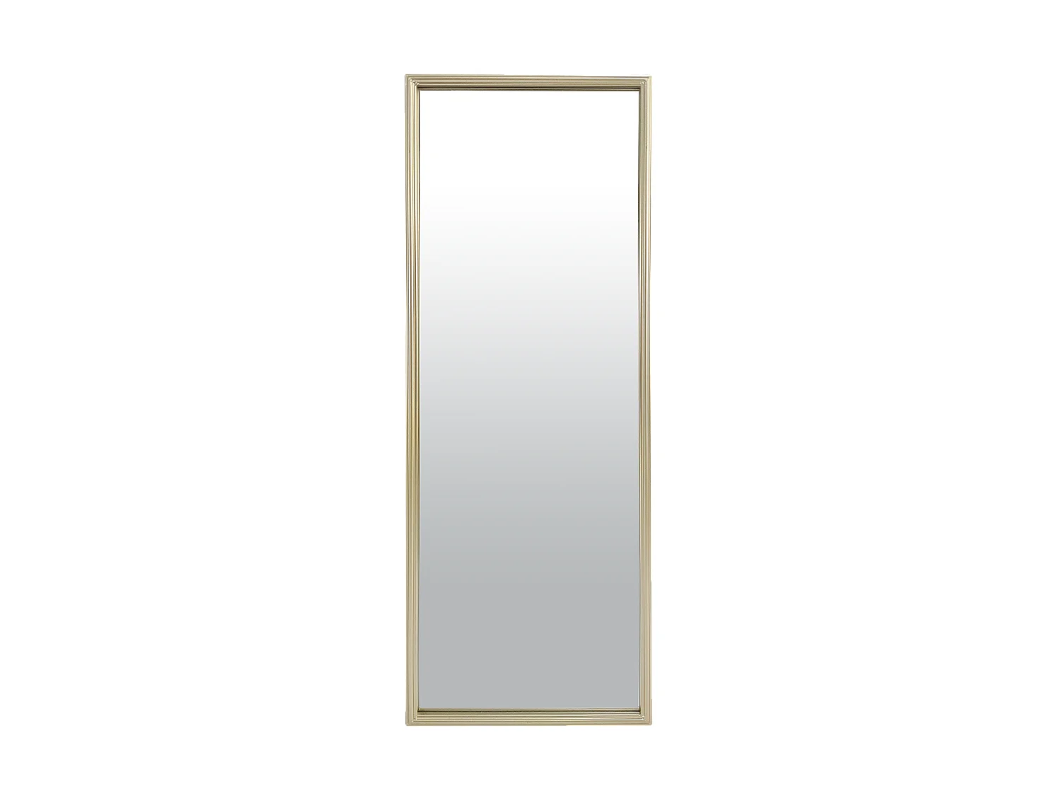 Miroir long métal doré 40x110cm