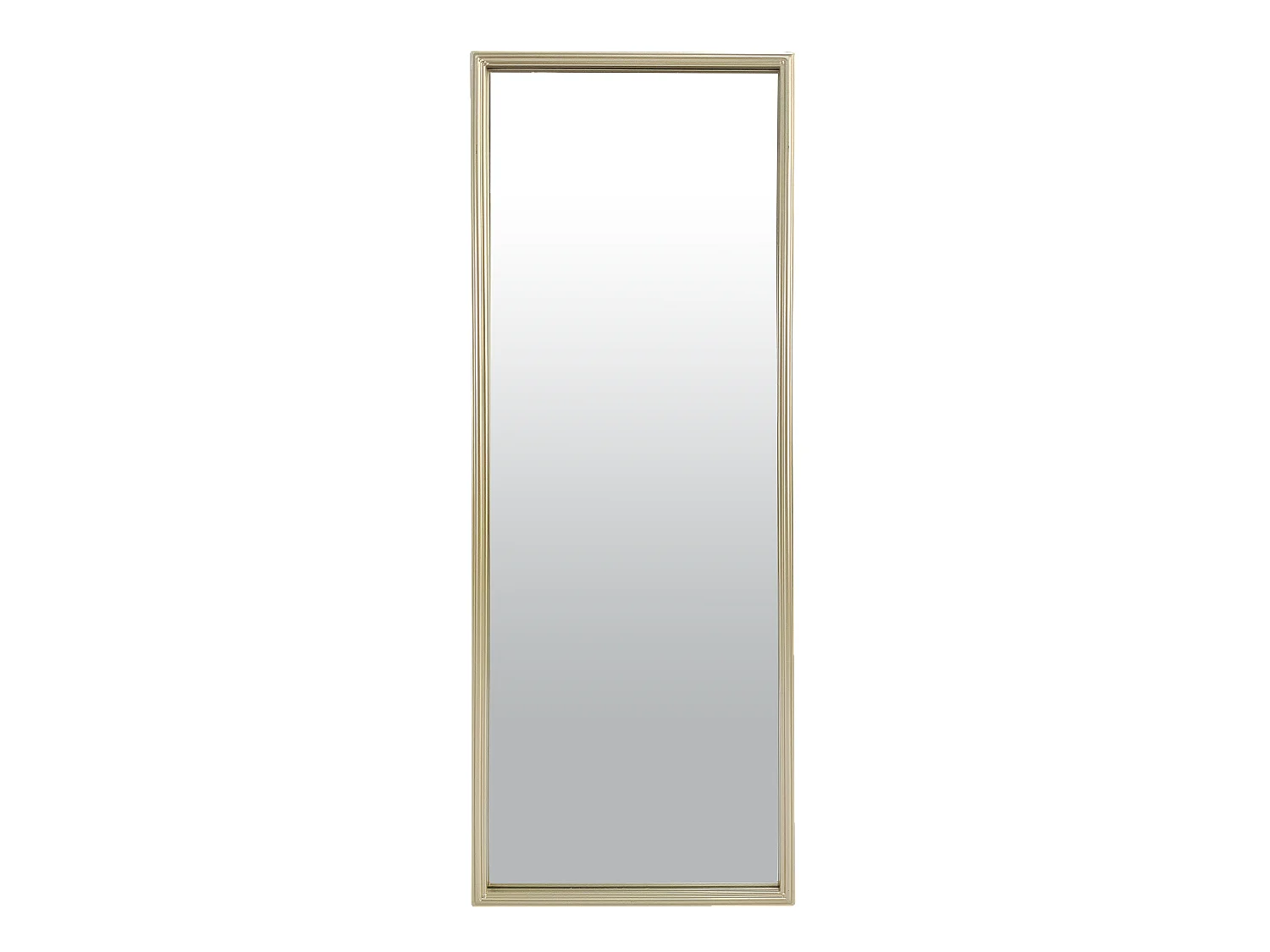 Miroir long métal doré 40x110cm