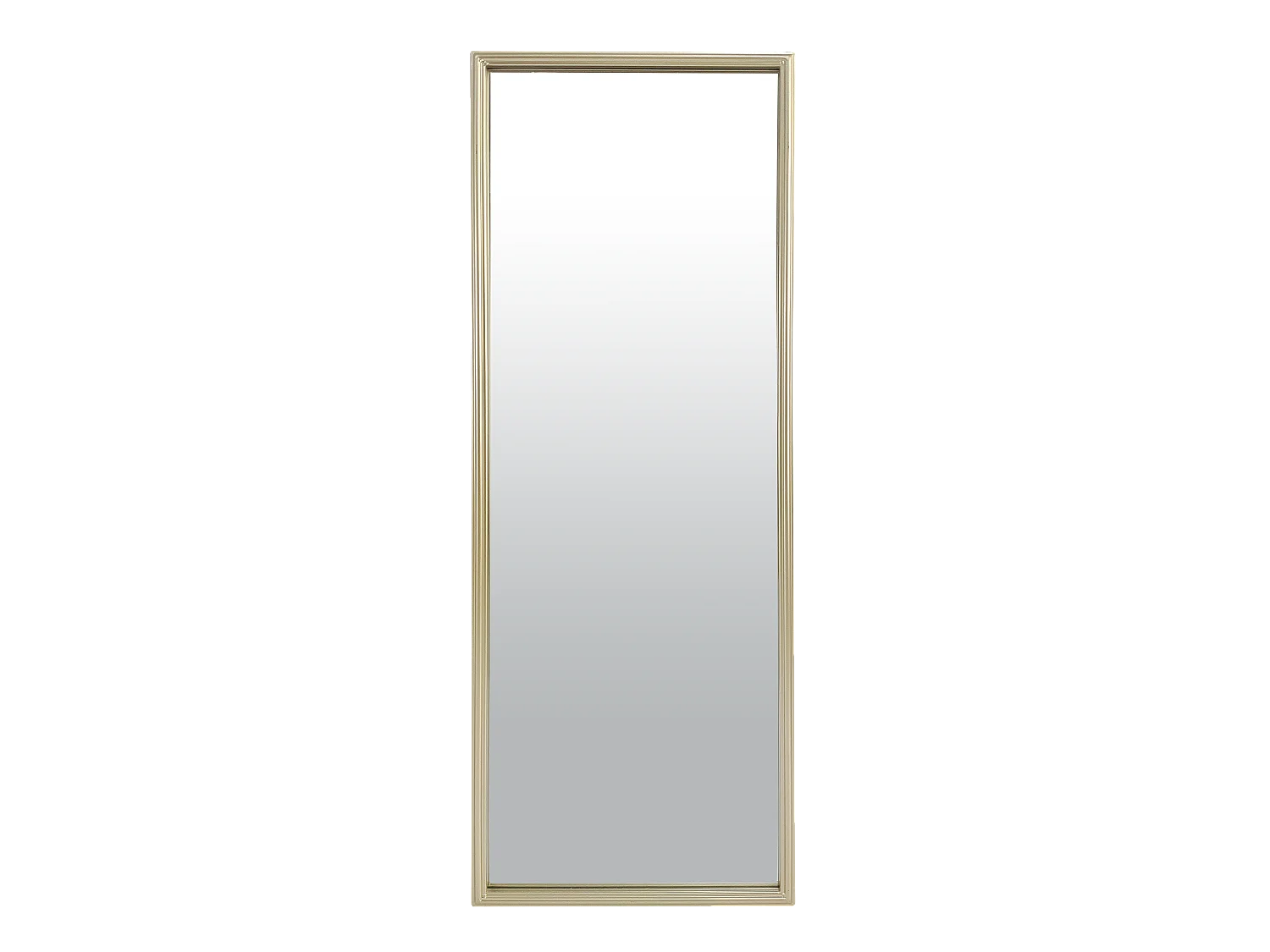 Miroir long métal doré 40x110cm