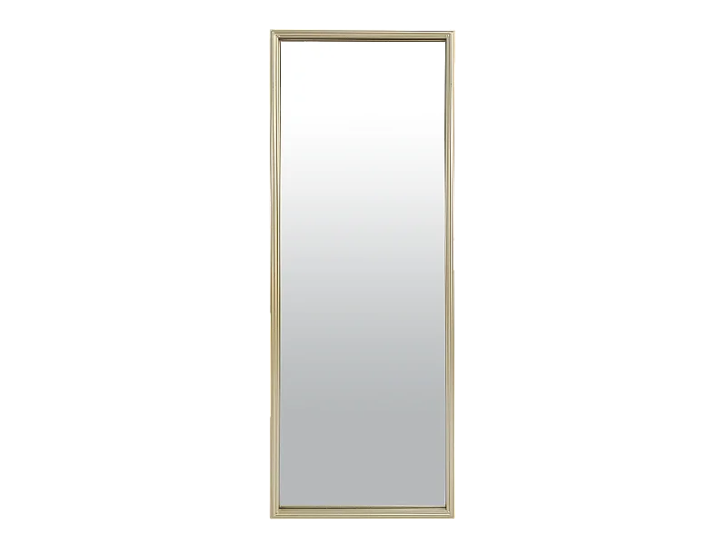 Miroir long métal doré 40x110cm