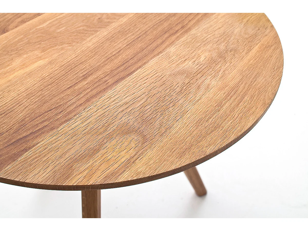 Set de tables basses coloris chêne massif huilé