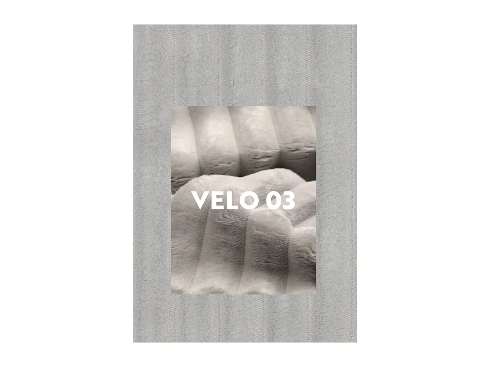 Lit à sommier tapissier avec sommier et surmatelas TRENTO en tissu peluche 160x200 cm gris clair H3-Bonell