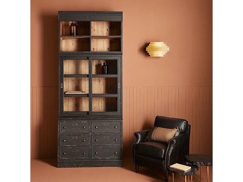 Libreria in pino massello H240 cm - AMSTERDAM