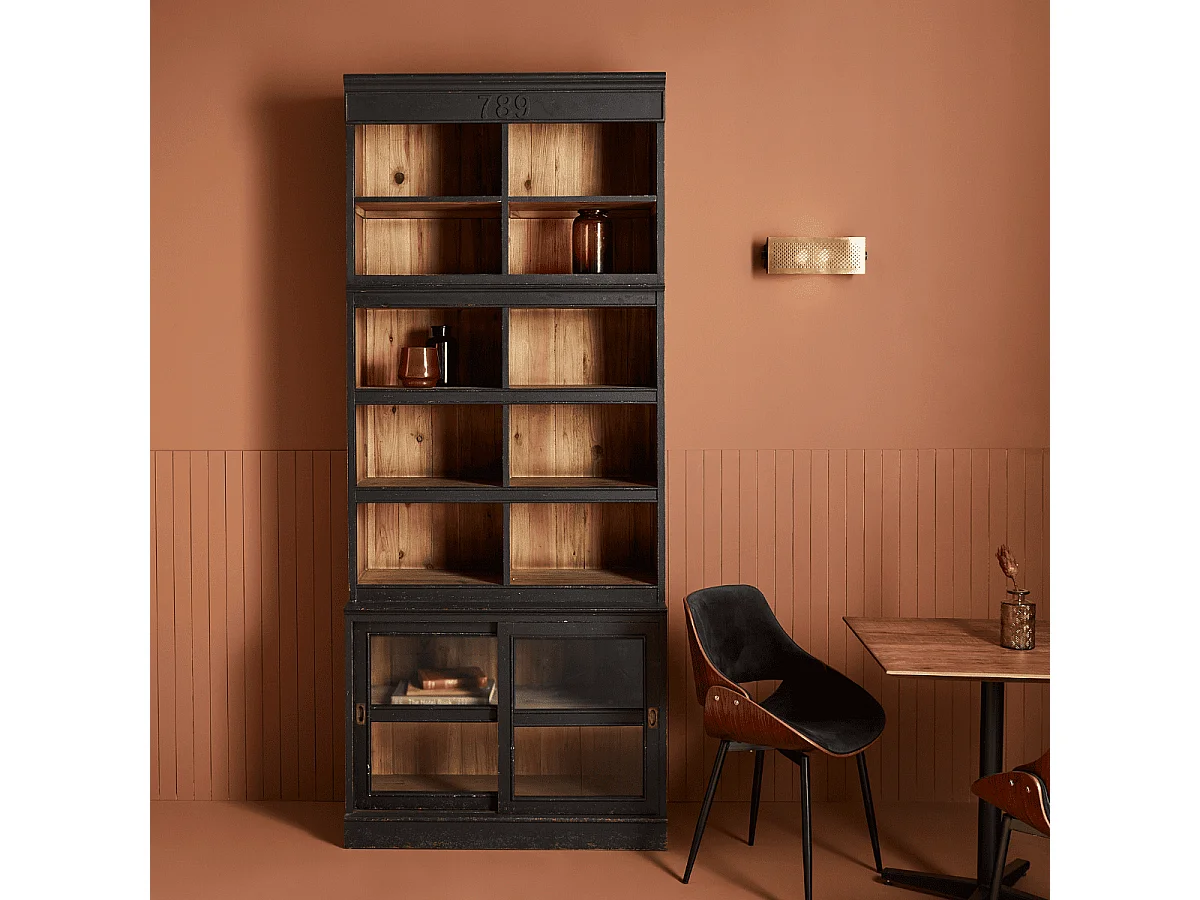 Libreria in pino massello H240 cm - AMSTERDAM