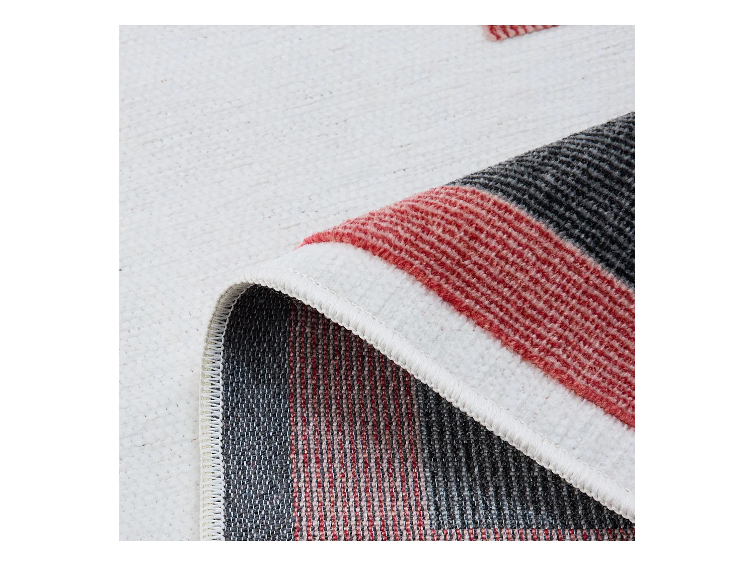 Tapis d'extérieur - 228x340cm - Blanc - Réversible - 100% polypropylène - 1350gr / m² - OURIKA