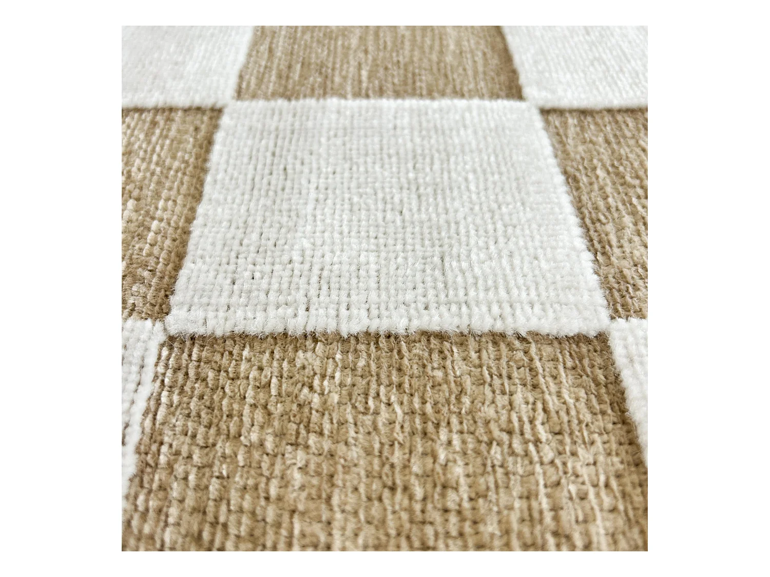Tapis d'extérieur - 228x340cm - Beige - Réversible - 100% polypropylène - 1350gr / m² - RIO