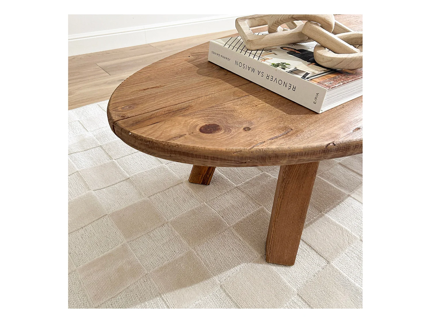 Tapis d'extérieur - 228x340cm - Blanc - Réversible - 100% polypropylène - 1350gr / m² - SYDNEY