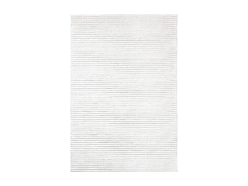 Tapis d'extérieur - 152x230cm - Blanc - Réversible - 100% polypropylène - 1350gr / m² - TOKYO