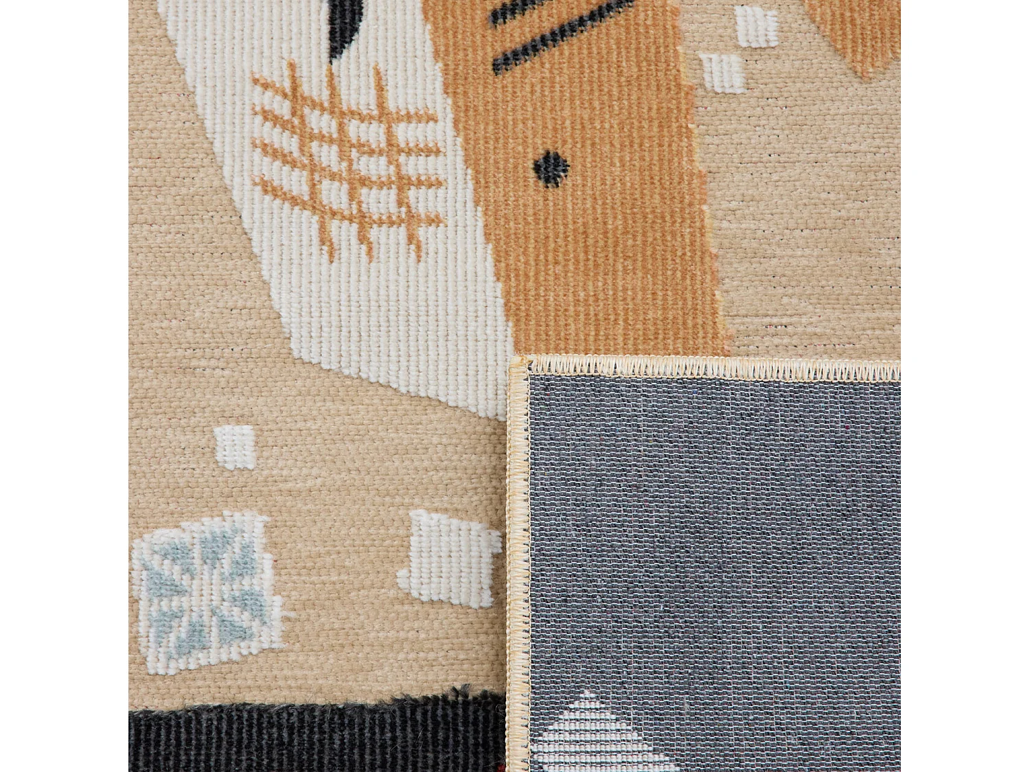 Tapis d'extérieur - 152x230cm - Beige - Réversible - 100% polypropylène - 1350gr / m² - SEVILLE