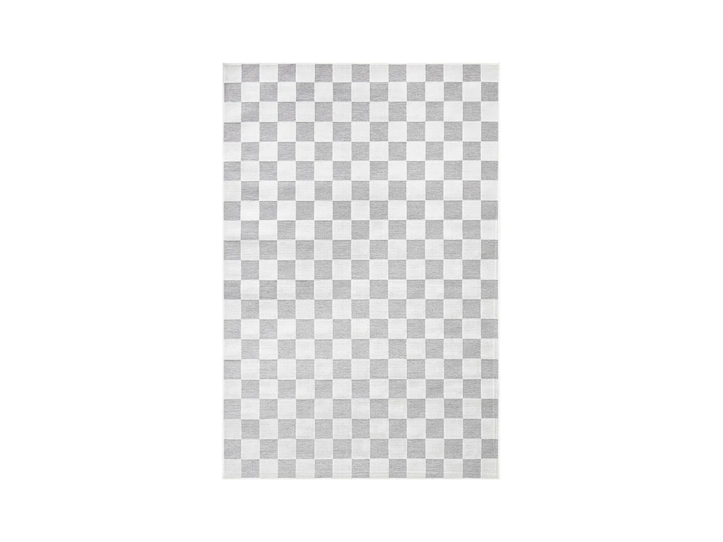 Tapis d'extérieur - 152x230cm - Gris - Réversible - 100% polypropylène - 1350gr / m² - NIROBI