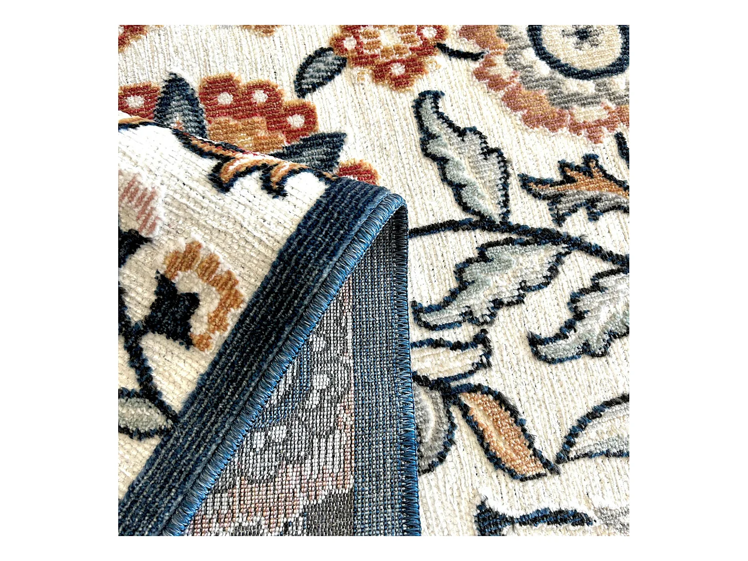 Tapis d'extérieur - 228x340cm - Blanc - Réversible - 100% polypropylène - 1350gr / m² - BRASILIA