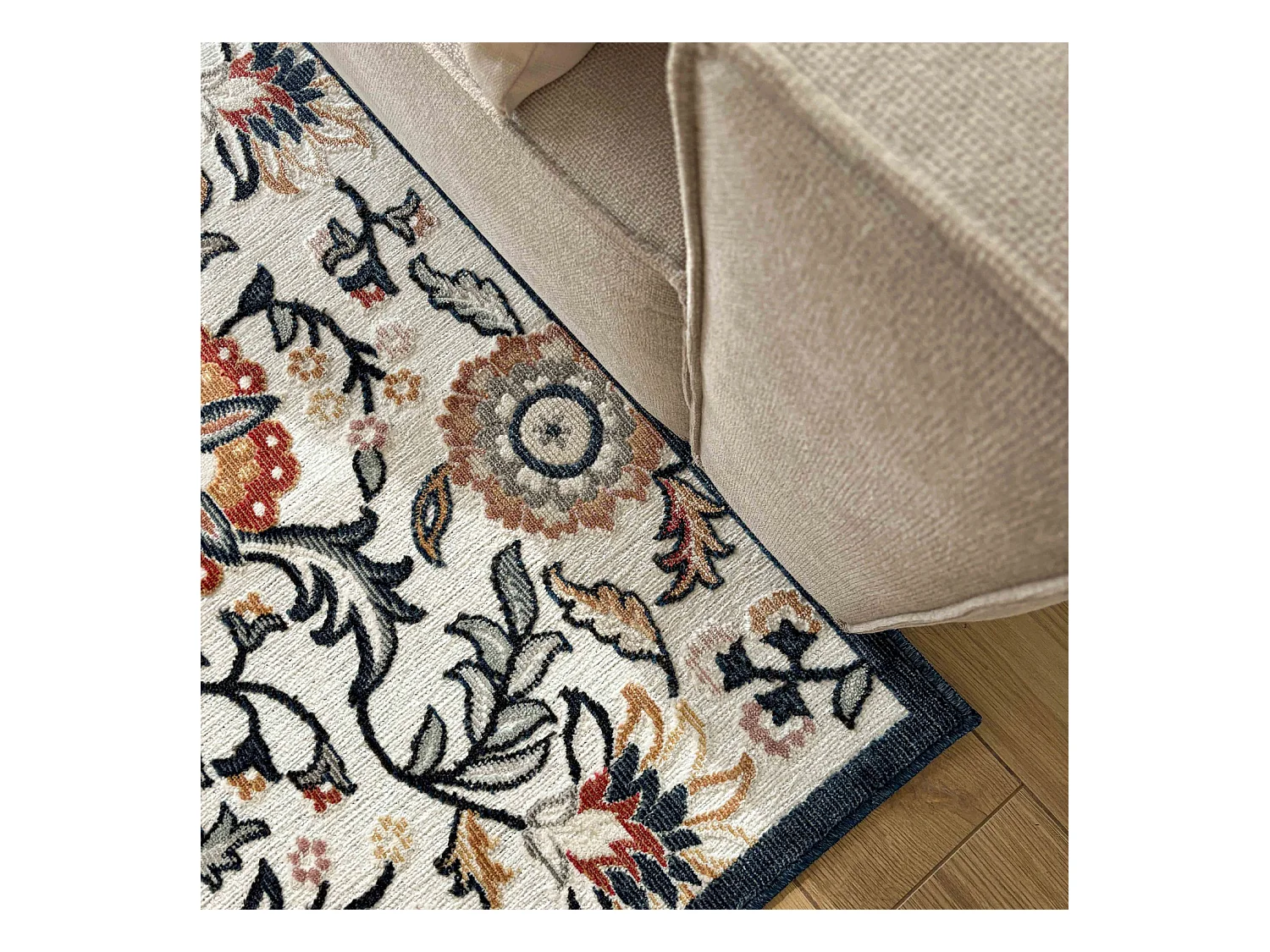 Tapis d'extérieur - 228x340cm - Blanc - Réversible - 100% polypropylène - 1350gr / m² - BRASILIA