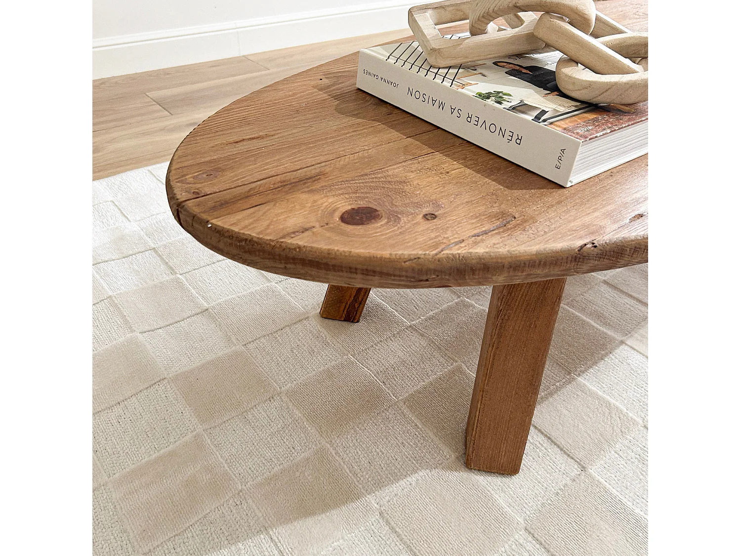 Tapis d'extérieur - 152x230cm - Blanc - Réversible - 100% polypropylène - 1350gr / m² - SYDNEY