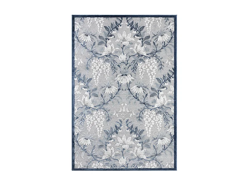 Tapis d'extérieur - 152x230cm - Bleu - Réversible - 100% polypropylène - 1350gr / m² - BALI