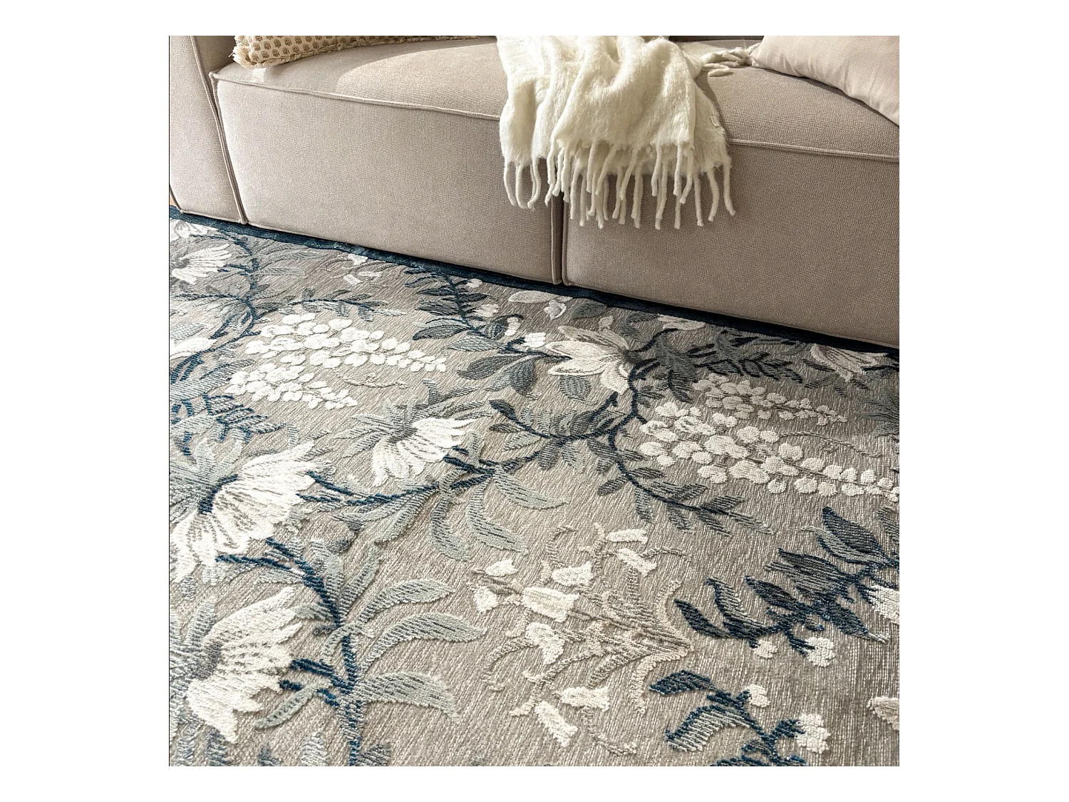 Tapis d'extérieur - 152x230cm - Bleu - Réversible - 100% polypropylène - 1350gr / m² - BALI