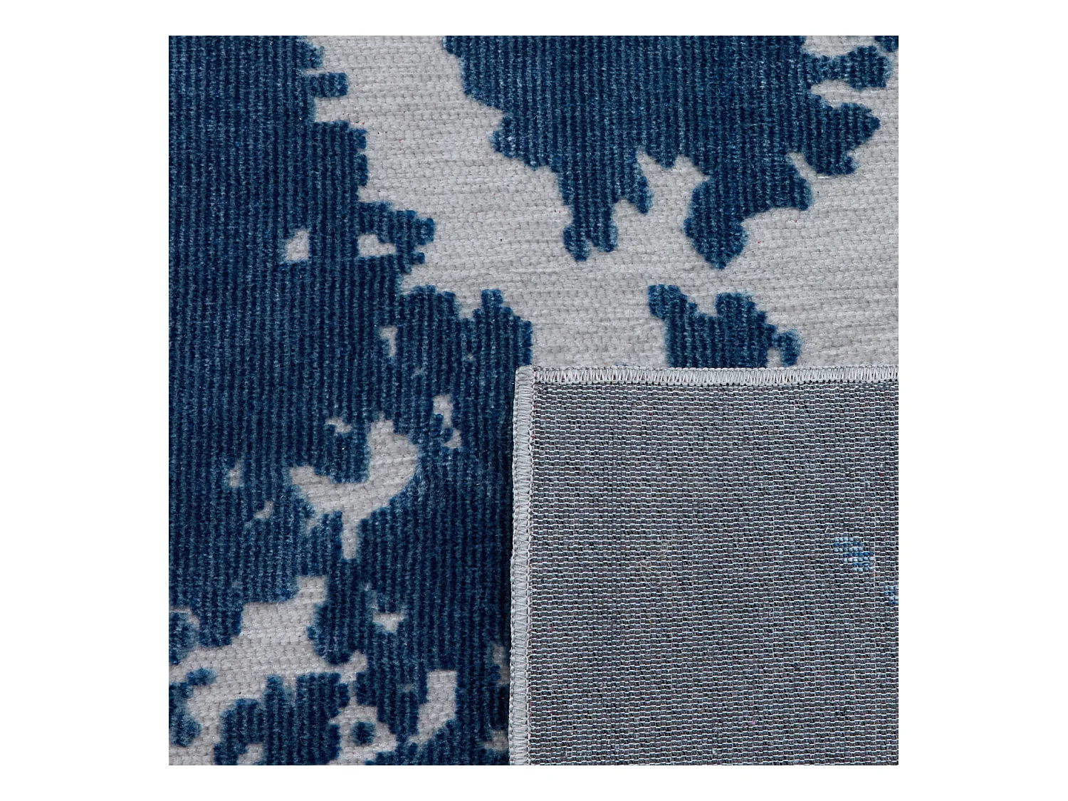 Tapis d'extérieur - 152x230cm - Bleu - Réversible - 100% polypropylène - 1350gr / m² - BYBLOS