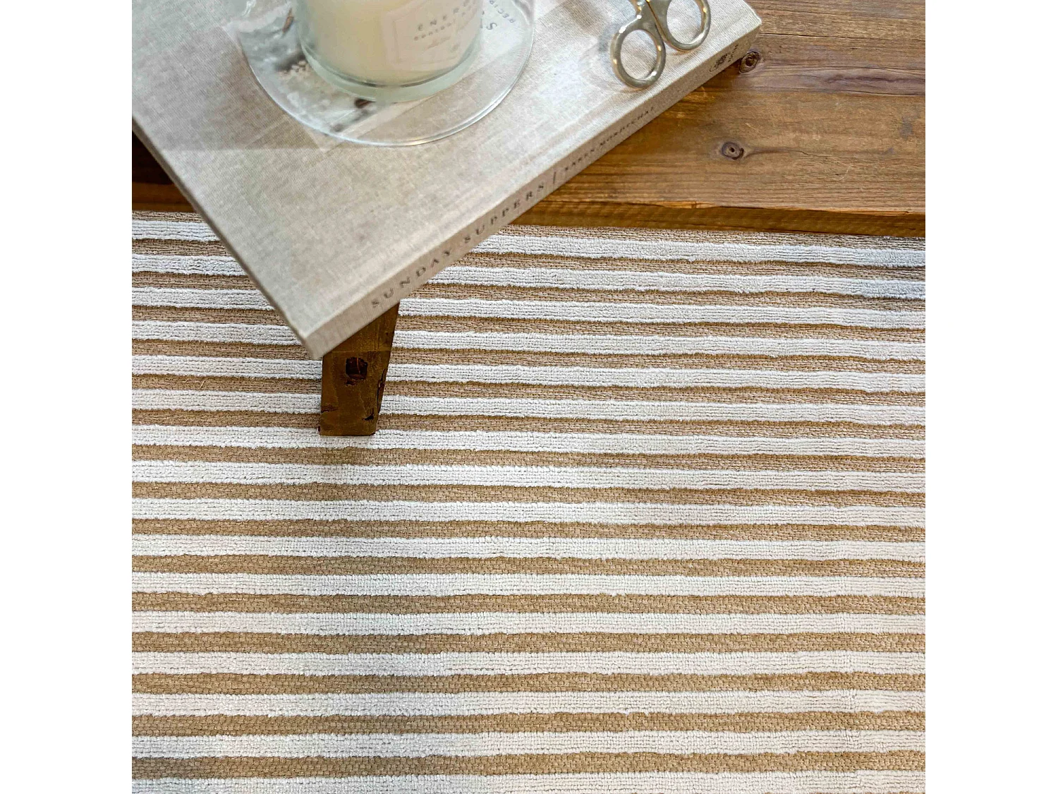 Tapis d'extérieur - 228x340cm - Beige - Réversible - 100% polypropylène - 1350gr / m² - OSLO