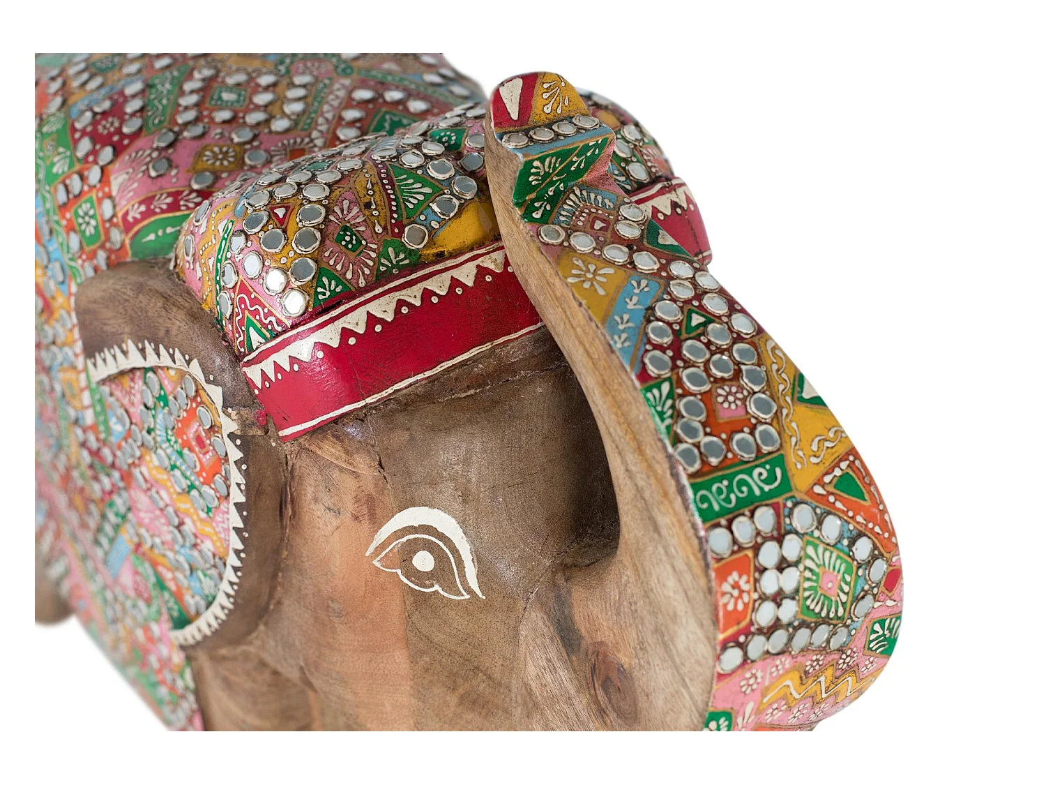 Figurine décorative en forme d'éléphant, hauteur 65 cm