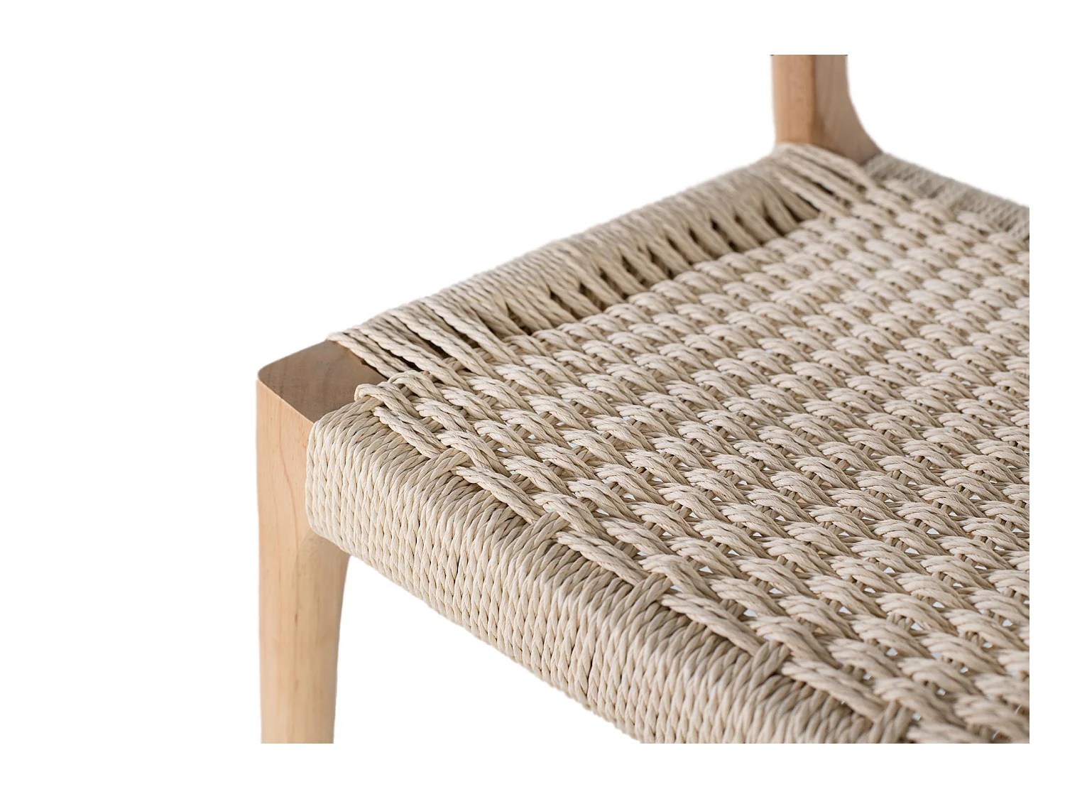 Set van 2 stoelen van rubberhout