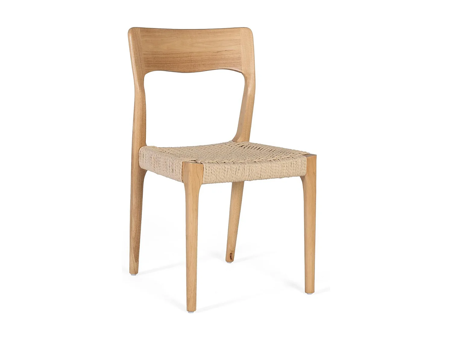 Set van 2 stoelen van rubberhout