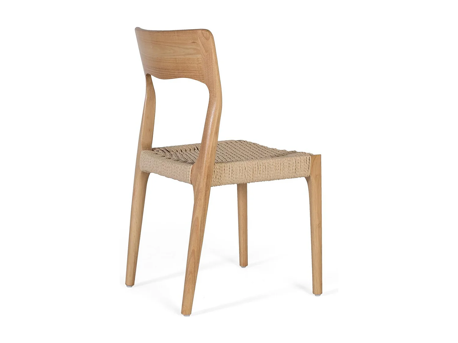 Set van 2 stoelen van rubberhout