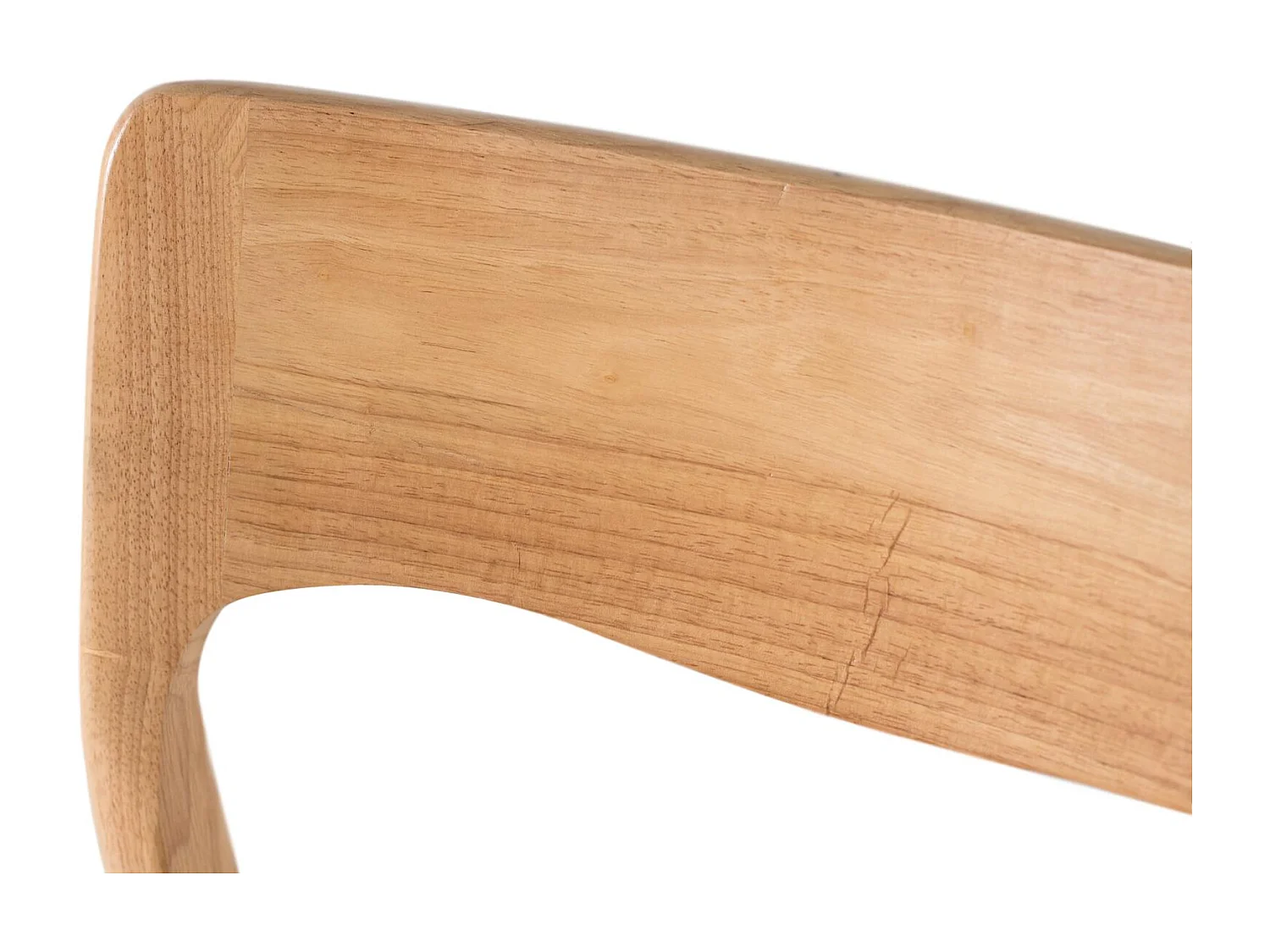 Ensemble de 2 chaises en bois d'hévéa