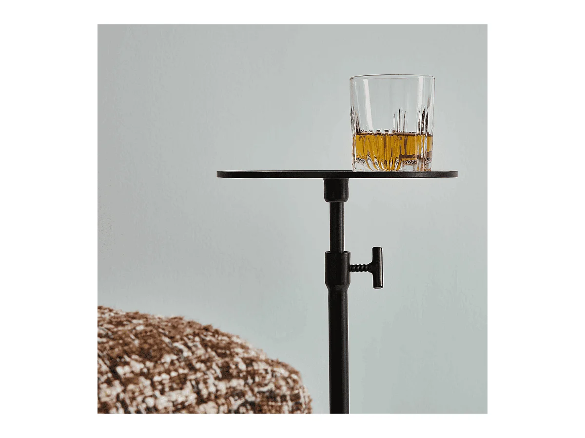 Sellette avec piètement en marbre D23 cm - ERNEST