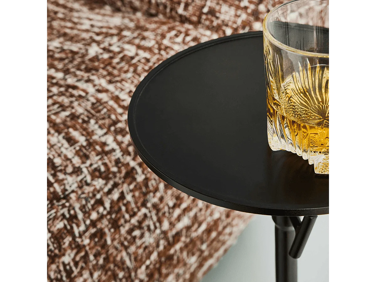 Sellette avec piètement en marbre D23 cm - ERNEST