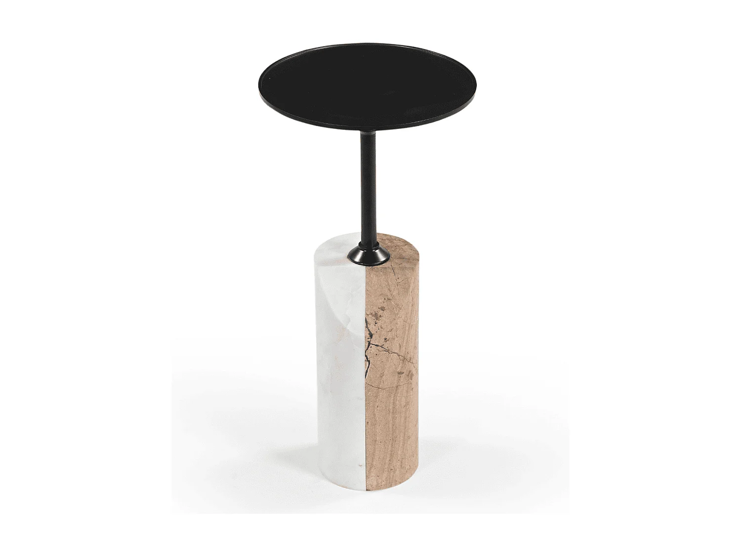Cokół z marmurową podstawą D23 cm - ERNEST