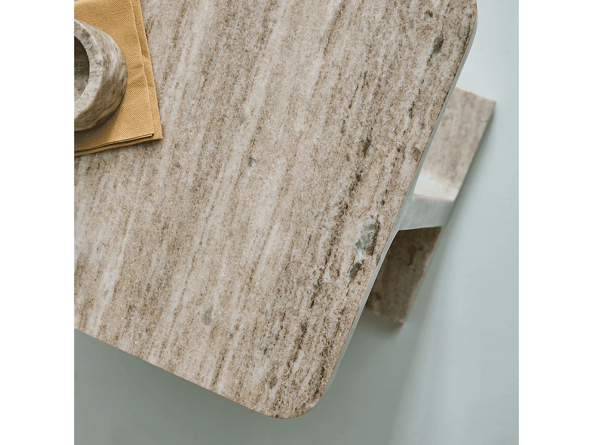 Sellette en Marbre L38 cm - HYPPOLITE