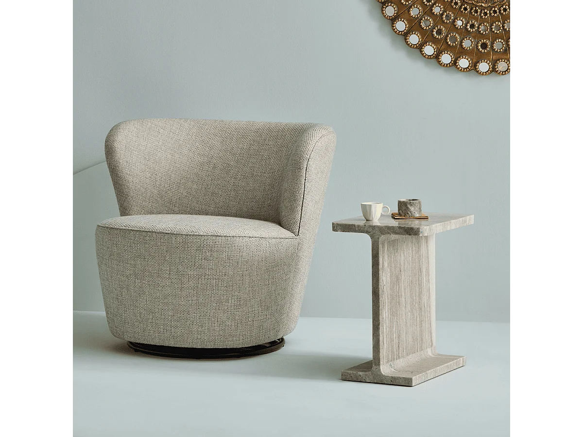 Sellette en Marbre L38 cm - HYPPOLITE