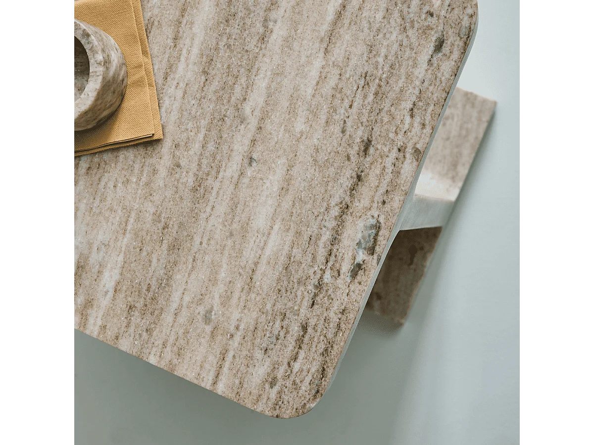 Sellette en Marbre L38 cm - HYPPOLITE