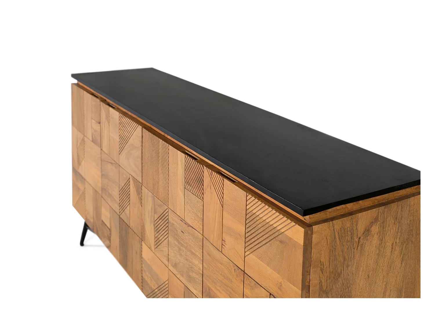 Buffet en bois de manguier finition naturelle, 170 cm