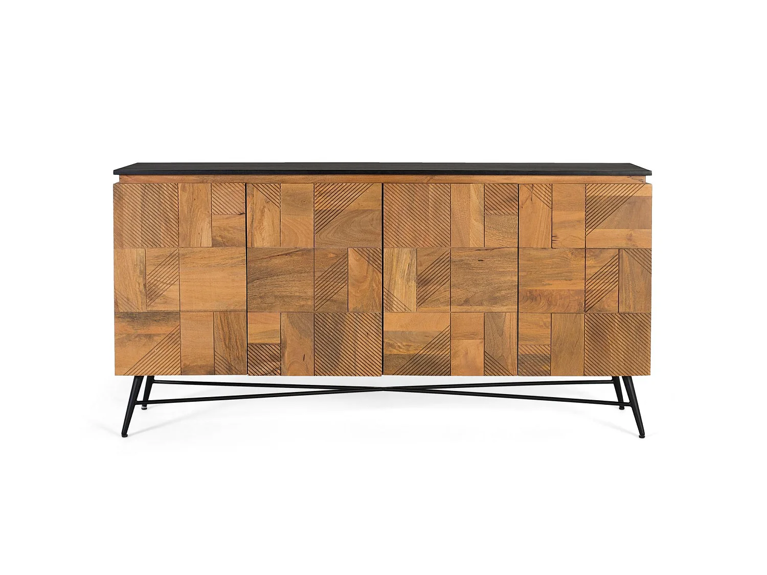 Buffetkast in manguier houtafwerking naturelle 170 cm