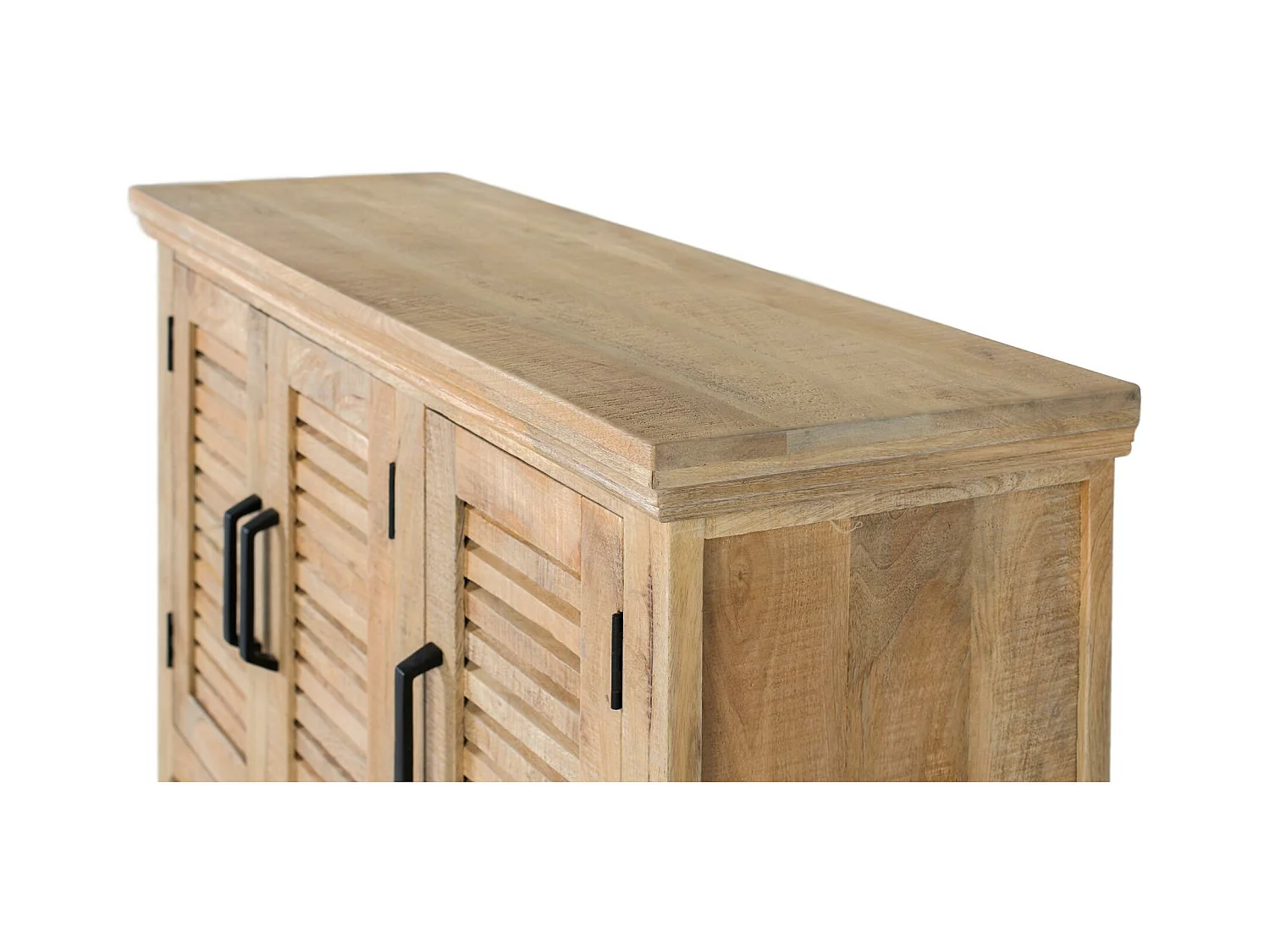 Dressoir met 3 deuren en 2 lades van mangohout