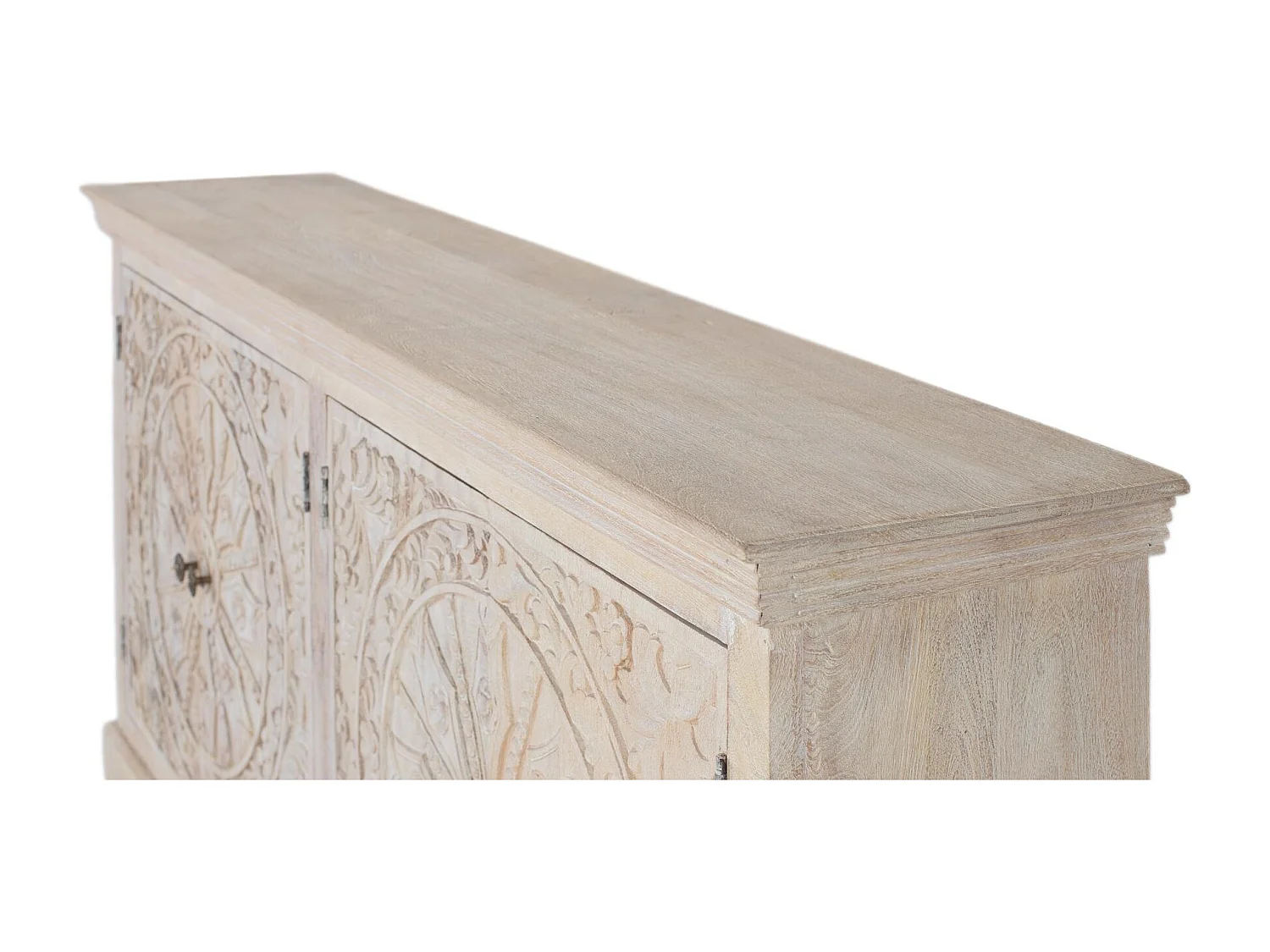 Bufet à Four portes fait main en bois de manguier