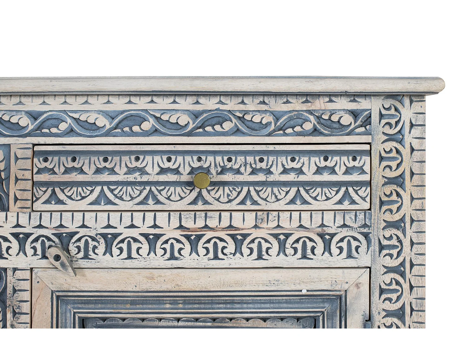 Buffet met drie niveaus en vier porties in Sheesham-bos