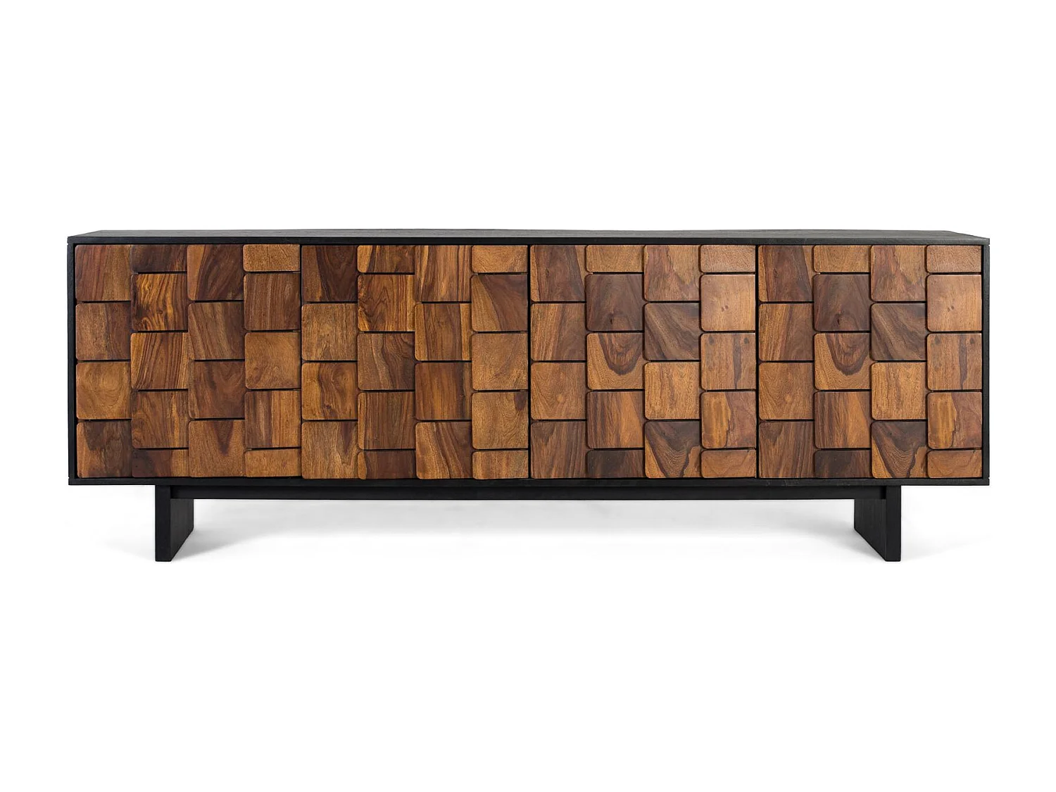 Sideboard mit vier Türen aus Sheesamholz