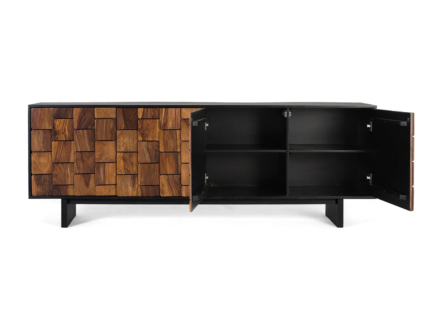 Sideboard mit vier Türen aus Sheesamholz